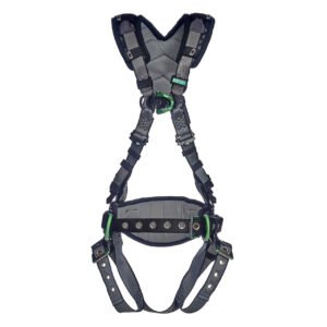 msa-v-fit-construction-climbing-harness-back-chest-hip-d-rings-tongue-buckle-leg-straps-shoulder-padding