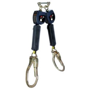 3m-dbi-sala-3100552-nano-lok-class-1-twin-leg-6-ft-self-retracting-life-line-with-single-pin-connector-and-steel-rebar-hooks-with-locking-nose