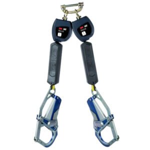 3m-dbi-sala-3100554-nano-lok-twin-leg-6-ft-self-retracting-life-line-with-single-pin-connector-and-comfort-grip-hooks