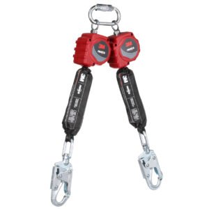 protecta-rebel-6-ft-twin-leg-self-retracting-lifeline-with-steel-swiveling-snap-hooks-quick-connector-for-harness-mount-mfg-3100511