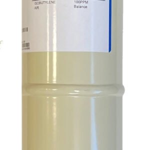 Industrial Scientific Part No. 1810-2939, 100 ppm Isobutylene Calibration Gas,  103 liter, w/ iCard, Hazmat