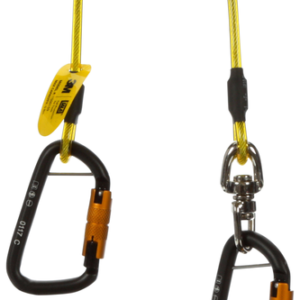 3m-dbi-sala-hook2hook-coil-tether-10-pack-tool-lanyard-coil-tether-with-swivel-5-lb-2-3-kg-capacity-single-leg-with-self-locking-carabiner-hooks-at-both-ends-mfg-1500160